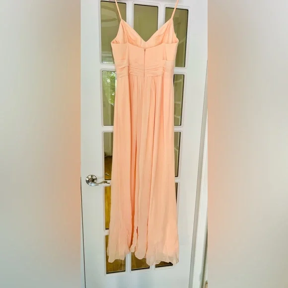 Kenneth Winston Creamy Peach Evening Gown - Picture 2 of 4